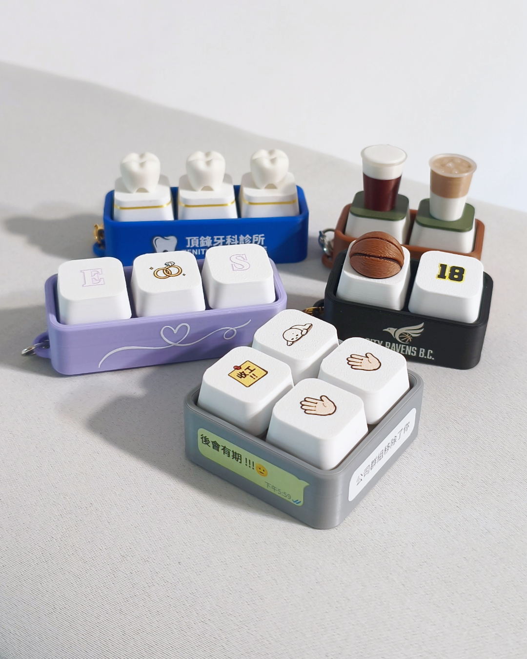 客製化🌟 鍵帽 🔲 ClickClick鎖匙扣