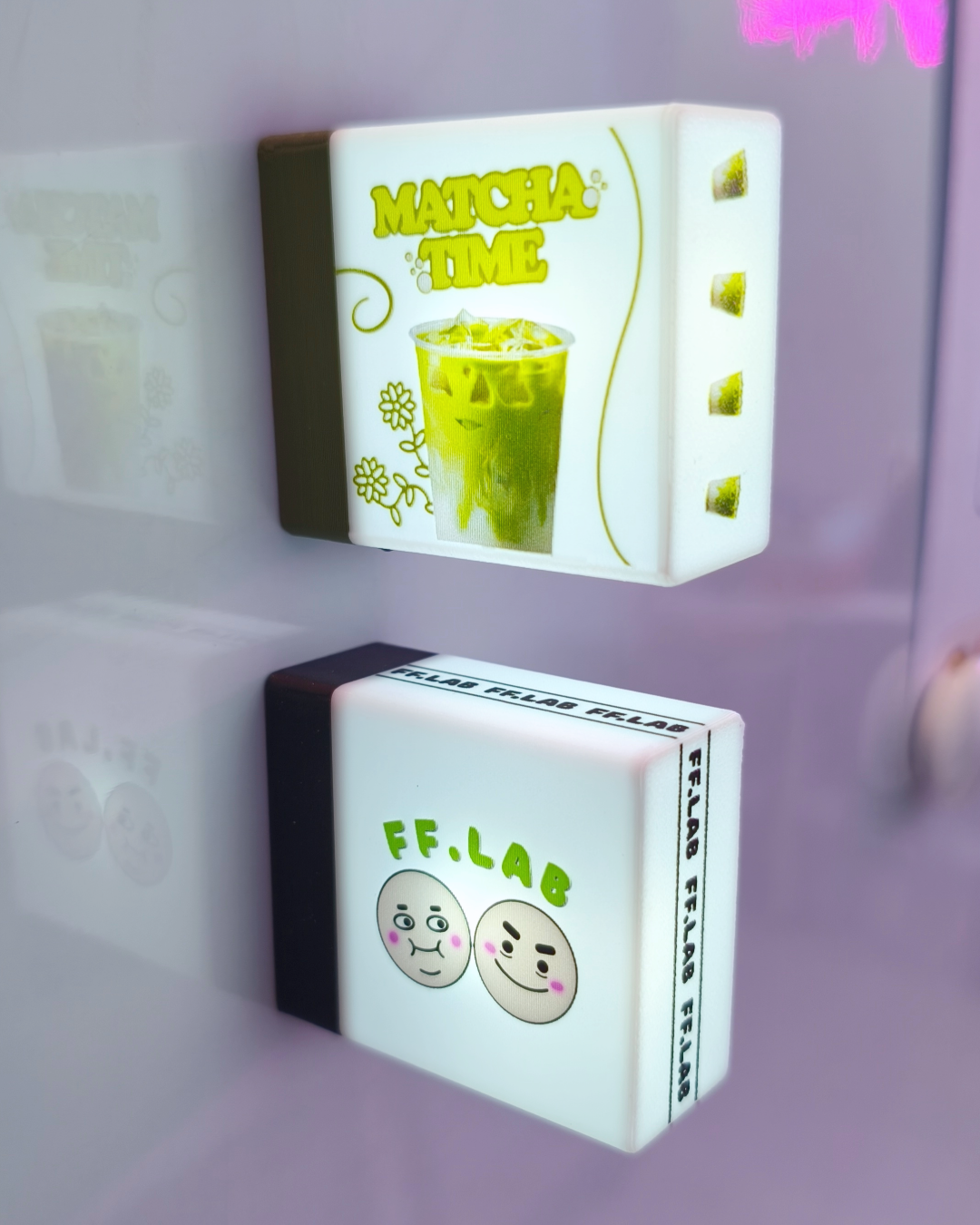 客製化🌟 磁吸迷你燈箱💡 ( 附黏貼底座兩用✌️)