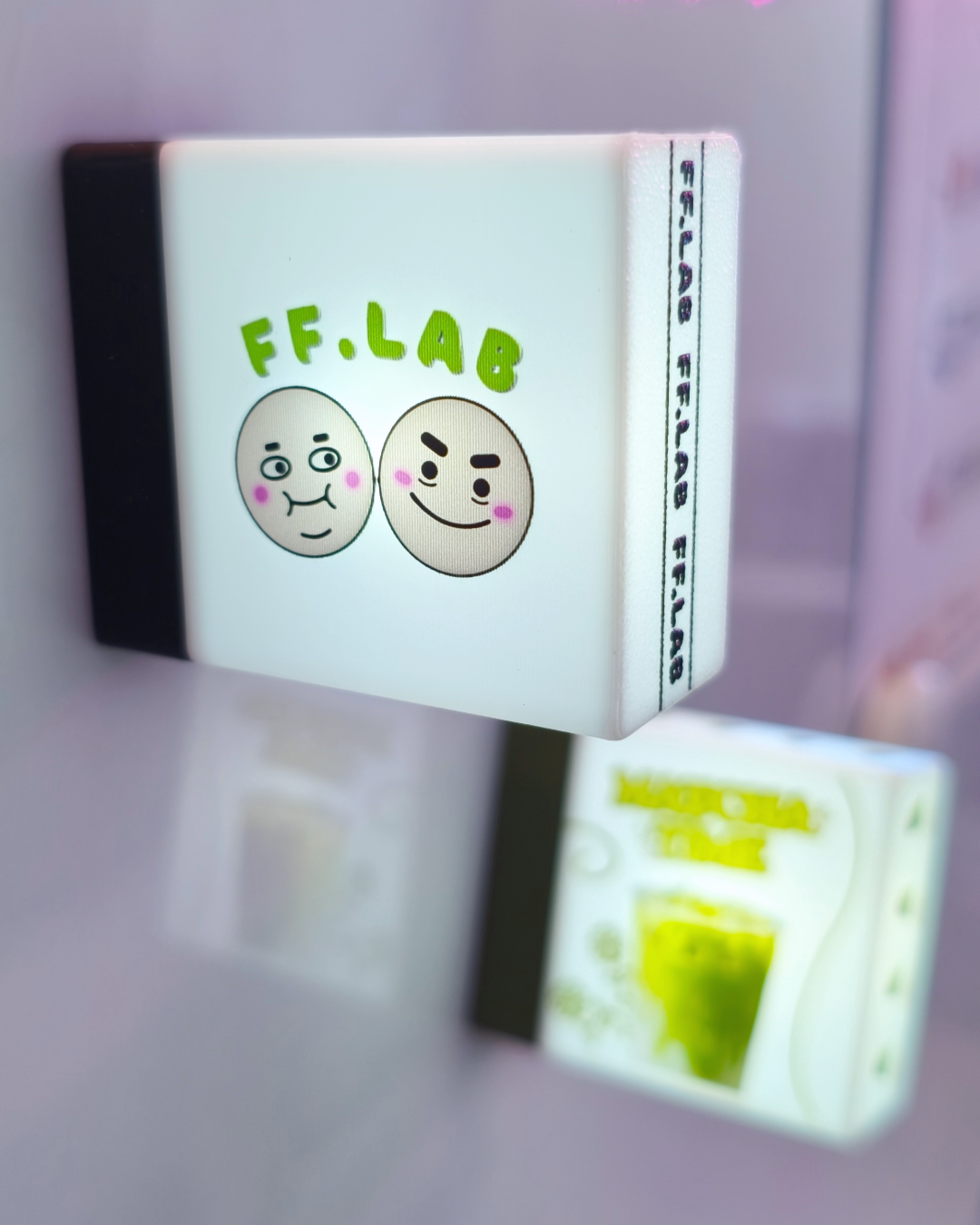 客製化🌟 磁吸迷你燈箱💡 ( 附黏貼底座兩用✌️)